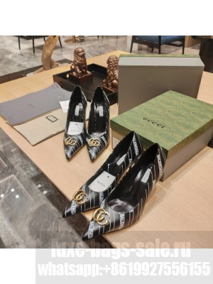 Gucci x Balenciaga 80mm/100mm The Hacker Project Knife Black Pump 2022 Collection 