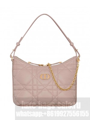 Christian Dior Miss Caro Diorling Mini Bag With Chain Pink