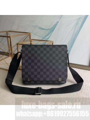 Louis Vuitton Damier Graphite Canvas District PM Messenger Bag N41028 