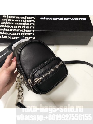 Alexander Wang Attica Soft Mini Backpack Xbody Bag Black