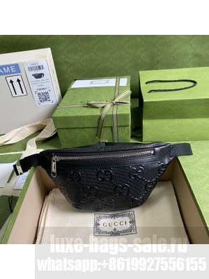 Gucci GG Embossed Belt Bag 658582 Black