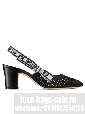 Christian Dior & Moi Women's Slingback Pump Black
