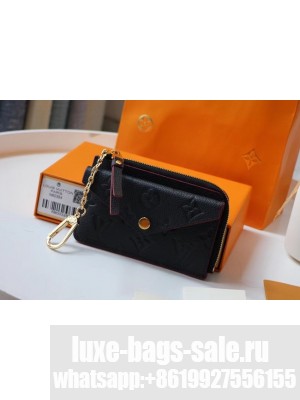 Louis Vuitton Original Monogram Empreinte Wallet M69421 Navy Blue