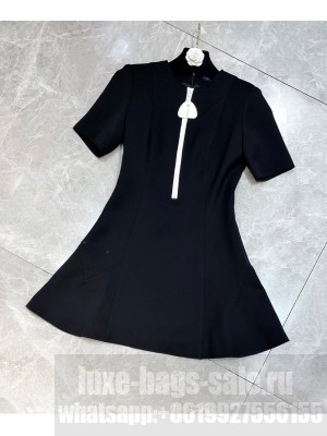 Louis Vuitton Women's Zipper Dress Black