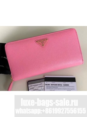 Prada Leather Zip Around Wallet 1ML506 06