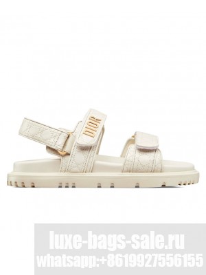 Christian Dior Women's Dioract Sandal Cream