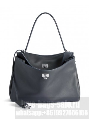Balenciaga Rodeo Medium Handbag Gray