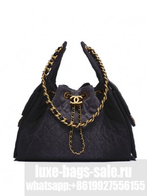 Chanel 25 Small Handbag AS5293 Black