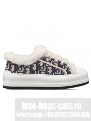 Christian Dior Women's Walk'n'Dior Platform Sneaker Dark Blue