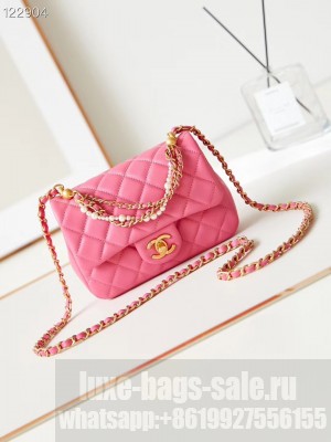 Chanel MINI FLAP BAG AS4385 rose