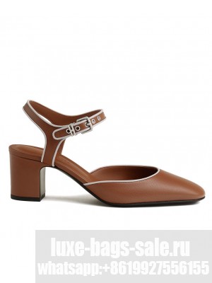 Hermes Women's Kamilla 60 Pump Coffee