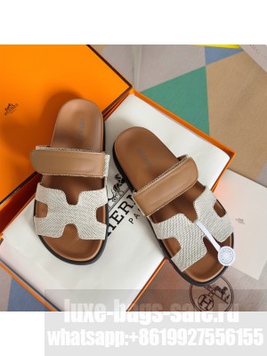Hermes Unisex Chypre Flat Sandals 020
