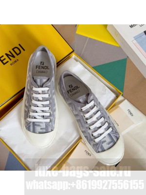Fendi Domino FF fabric Unisex low-tops sneakers 04