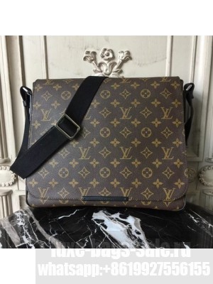 Louis Vuitton District MM Bag Monogram Macassar Canvas Fall/Winter 2017 Collection M40934, Macassar