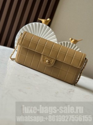 Chanel FLAP BAG AS3314 brown
