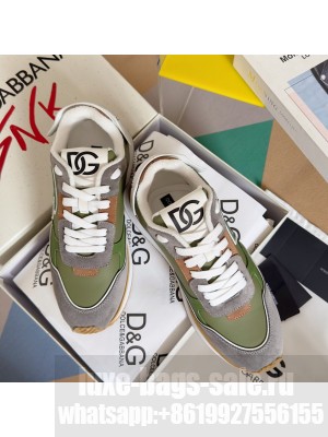 Dolce & Gabbana Man's Mixed-material DG CUSHION sneakers 02