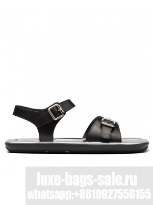 Prada Women's Leather Sandals Black