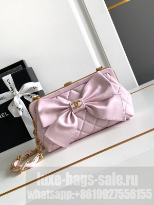 Chanel 24A CLUTCH WITH CHAIN AP4027 pink