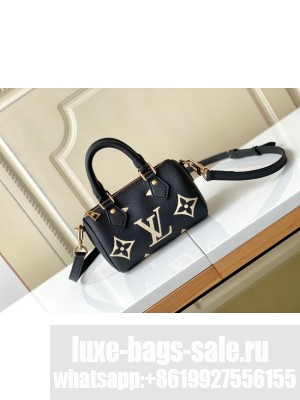 Louis Vuitton NANO SPEEDY M81456 black