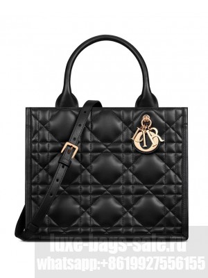 Christian Dior Small Dior Book Tote Black