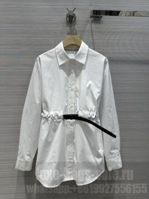 Alexander wang belt shirt white