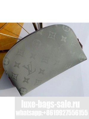Louis Vuitton Cosmetic Pouch PM Bag Monogram Gray