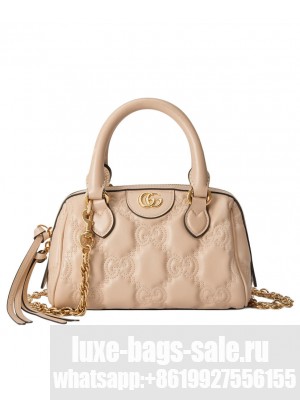 Gucci GG Matelasse Leather Mini Bag 702251 Cream