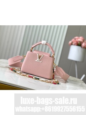 Louis Vuitton Capucines Mini M21798 Jasmine Pink
