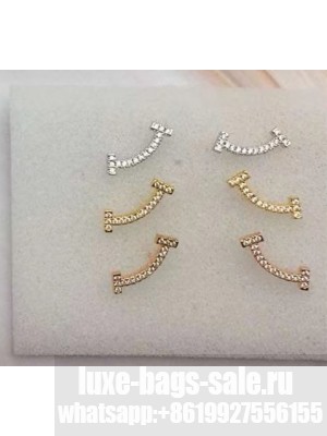tiffany T smile earrings WITH CRYSTALS