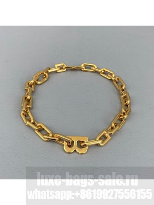Balenciaga B Chain Necklace Gold Spring/Summer 2021 Collection