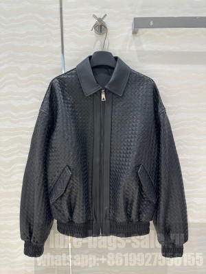 Bottega Veneta Lambskin Jacket BV121740 Black 2024