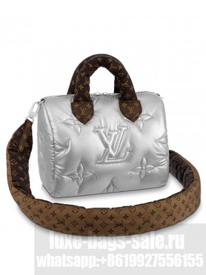 Louis Vuitton Speedy Bandouliere 25 M20973 Silver