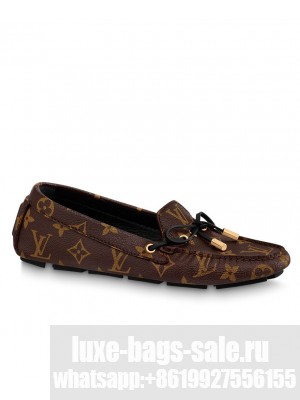 Louis Vuitton Women's Gloria Flat Loafer 1ABUZO Brown