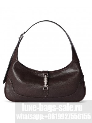 Gucci Jackie Slim Medium Shoulder Bag 863137 Dark Coffee
