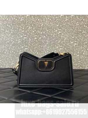 VALENTINO Mini VLOGO SIGNATURE calfskin bag 0119 black