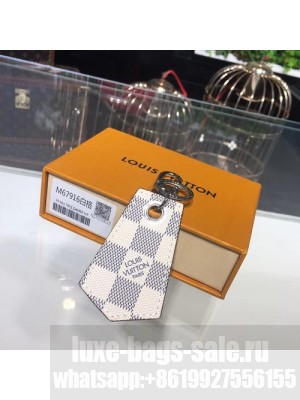Louis Vuitton Enchappe Bag Charm and Key Holder Damier Azur Canvas Fall/Winter 2017 Collection M67916, Azur