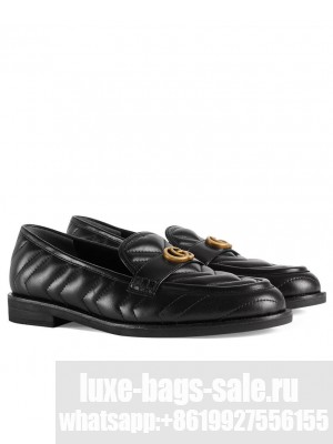 Gucci Women's Loafer With Double G Black