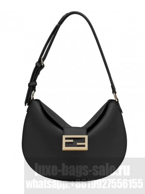 Fendi Small Croissant 8BR790 Black