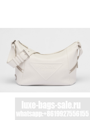 Prada Leather bag with shoulder strap 2VH165 white