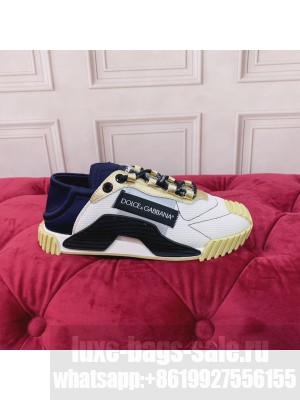 DOLCE & GABBANA NS1 SLIP ON SNEAKERS IN MIXED MATERIALS 2022 037