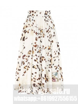 Zimmermann Women's Acacia Swing Skirt Cream