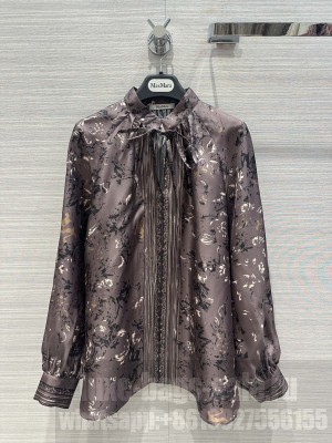MaxMara printed silk shirt