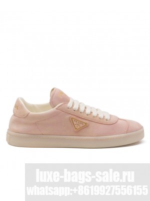 Prada Women's Suede Sneakers 1E413N Pink