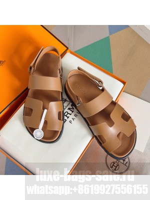 Hermes Unisex Chypre Flat Sandals 032