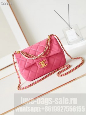Chanel SMALL FLAP BAG AS4384 rose