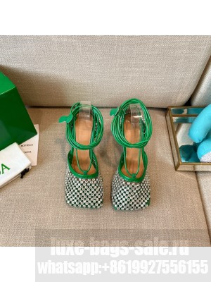 Bottega Veneta Women's Sparkle Stretch Green
