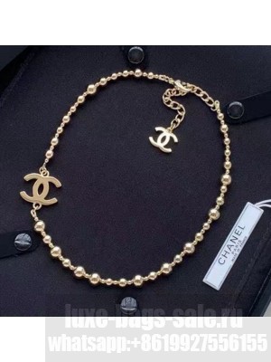 Chanel Chain Necklace Gold Spring/Summer 2021 Collection 02