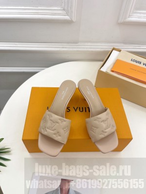 Louis Vuitton Women's Neo Revival Beige Lambskin Mule