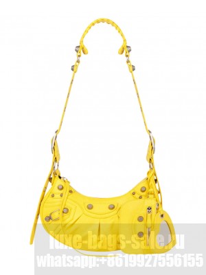 Balenciaga Le Cagole XS Shoulder Bag Yellow