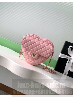 CHANEL Heart Bag AS5764 pink